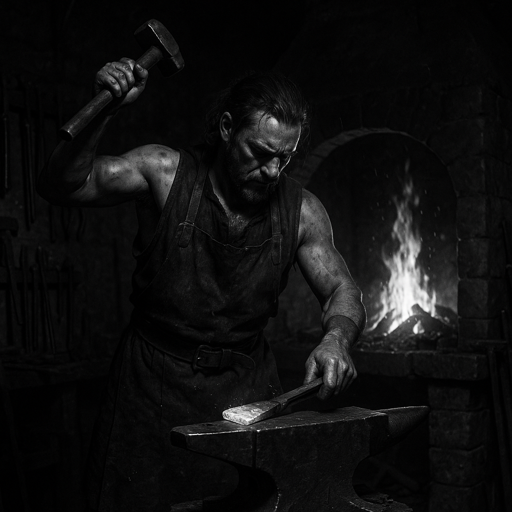 Hands pouring herbs into a steaming cauldron